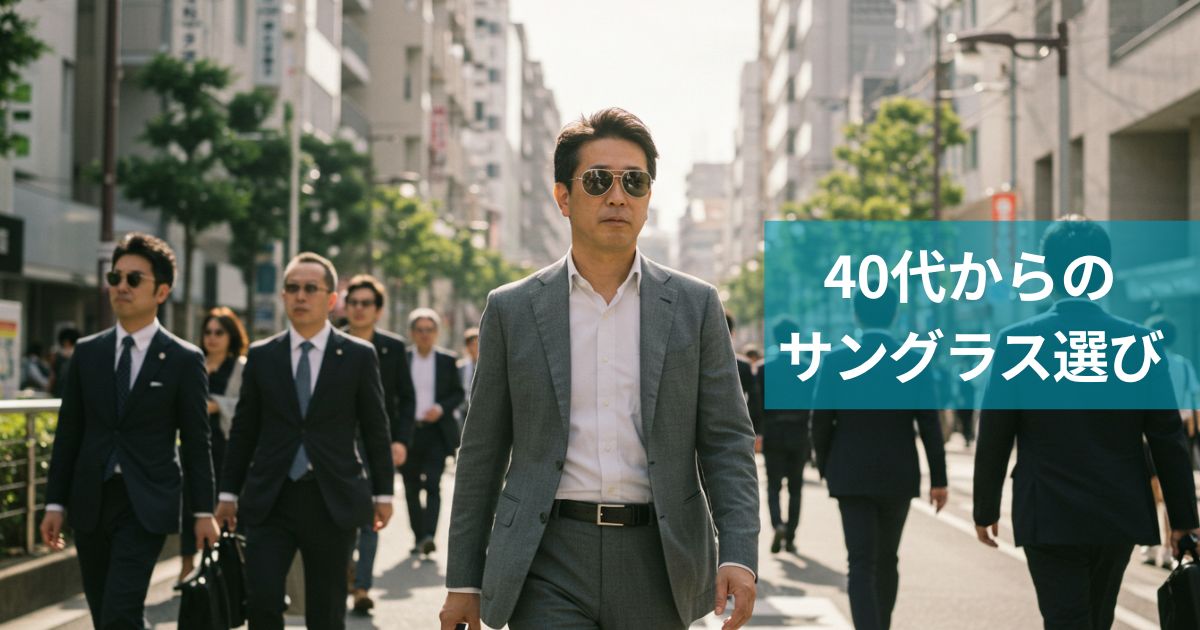 40代からのサングラス選び