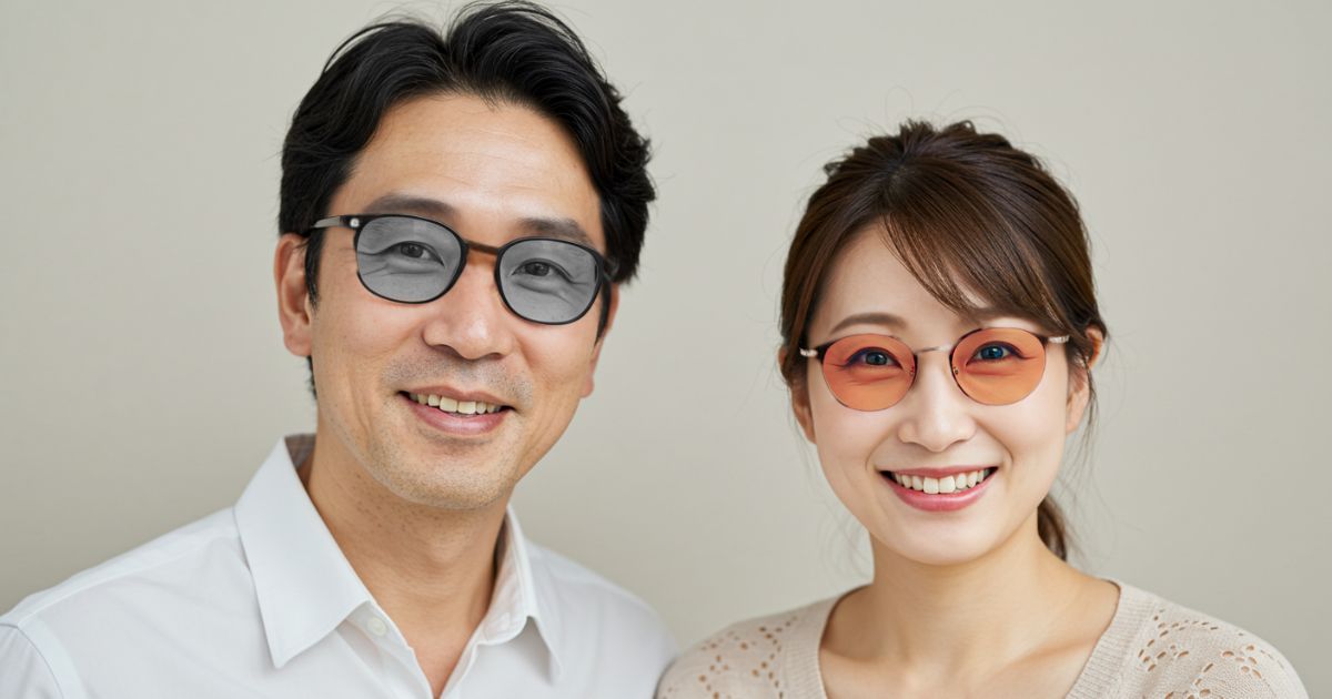 【40代の視界革命】カラーレンズで叶える「快適視界」と「おしゃれ」の両立