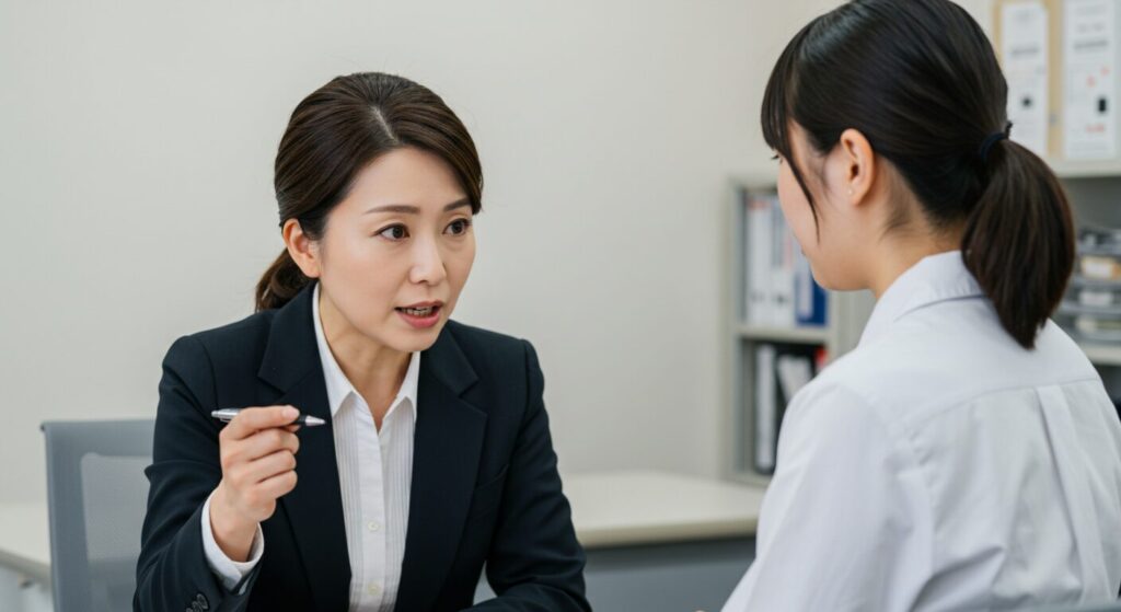 感情的にならず、事実ベースで話す