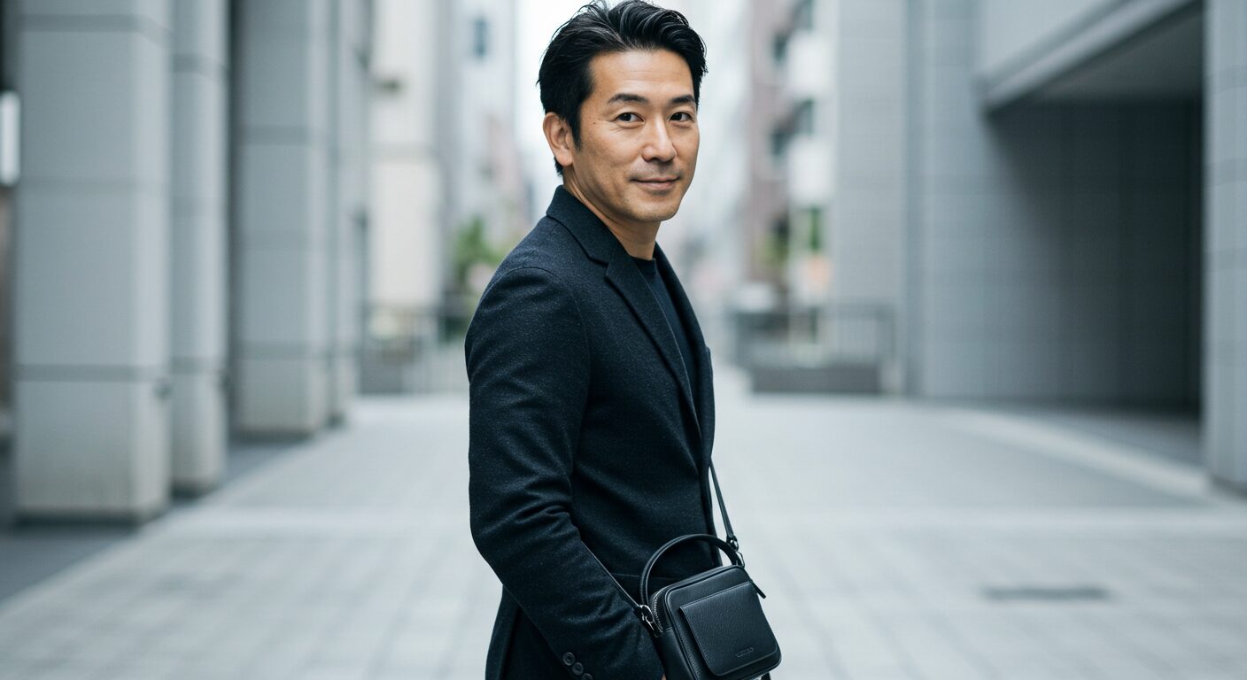 目覚めよ！40代メンズ【小さめショルダー】は今、トレンドです。