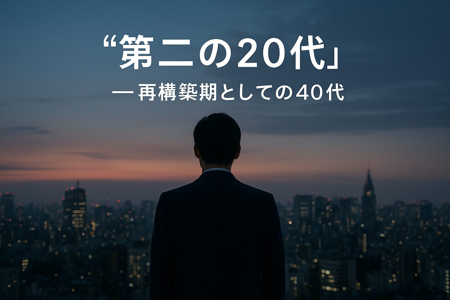 「第二の20代」──再構築期としての40代