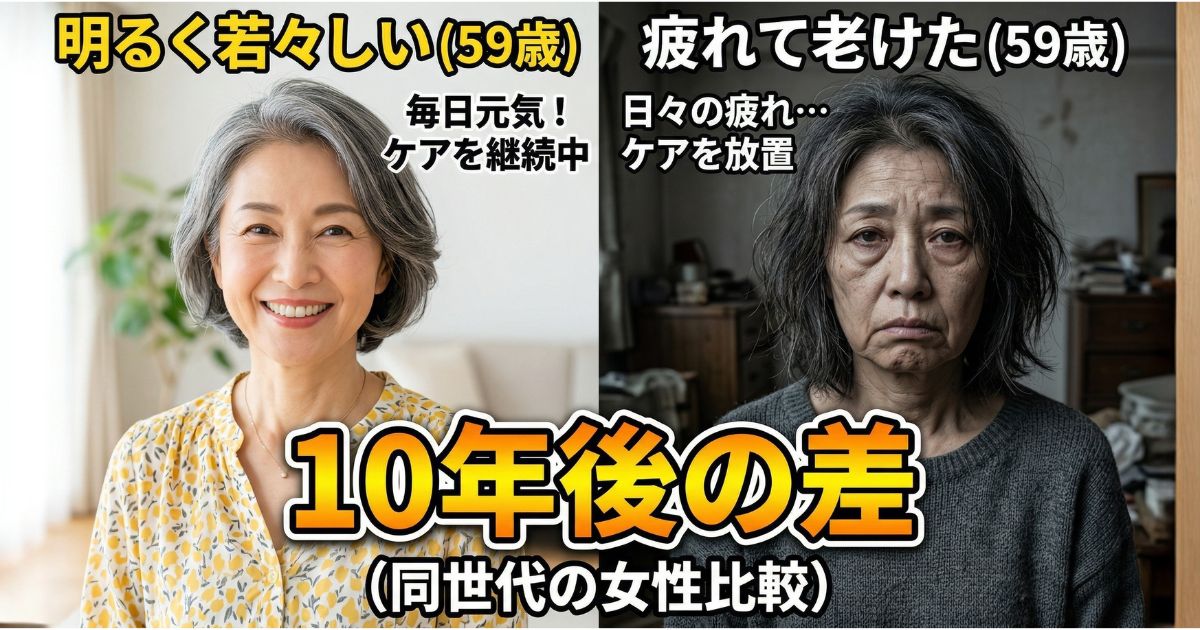 60代から急に老ける人の共通点